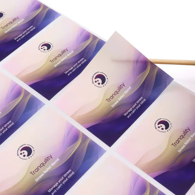 Customized Waterproof Logo Stickers for Perfume Candle Cake Box Packaging Hot Stamping Seal Labels