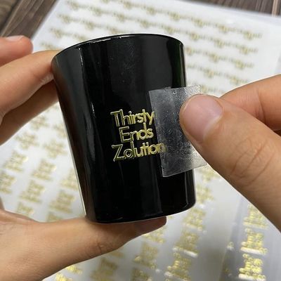 Новый тренд рельефные наклейки матовые черные рельефные наклейки для парфюмерии свечей