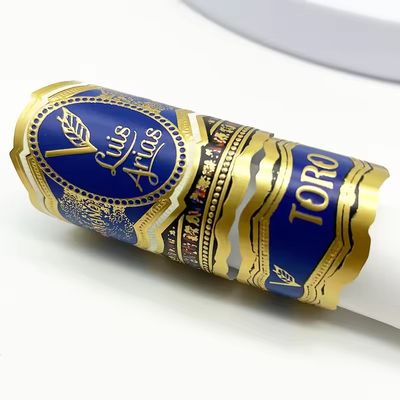 Купить Custom Logo Cigar Label with Full-automatic Production and Customized Shape for Premium Branding online manufacture