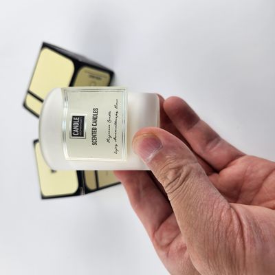 Хорошая цена OEM Custom Candle Label Printing Personalized Spot UV Metallic Candle Labels (ООО 
