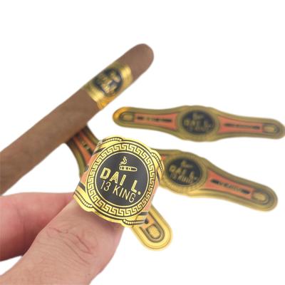 Хорошая цена Custom Eco-friendly Cigar Label with Full-automatic Production and ISO9001 Certified for Private Branding онлайн